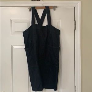 Muji cotton denim cooks shawl type apron